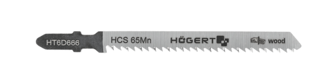 HOEGERT Набір пилок для електролобзика T101BR 100 мм 5 шт (HT6D666)