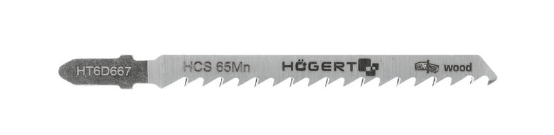 HOEGERT Набір пилок для електролобзика T101D 100 мм 5 шт (HT6D667)
