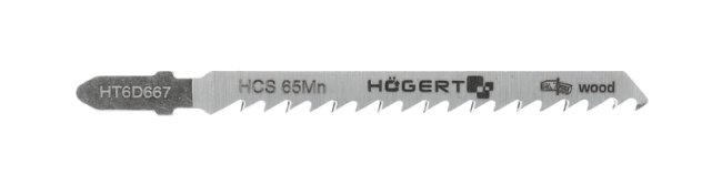 HOEGERT Набір пилок для електролобзика T101D 100 мм 5 шт (HT6D667)