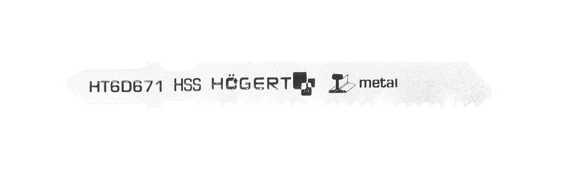 HOEGERT Набір пилок для електролобзика T118B 76 мм 5 шт (HT6D671)