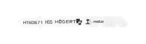 HOEGERT Набір пилок для електролобзика T118B 76 мм 5 шт (HT6D671)