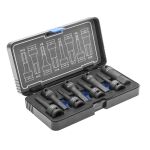 HOEGERT Набір торцевих ударних головок Hex, 8 шт., 1/2 ", CrMo (HT6R004)