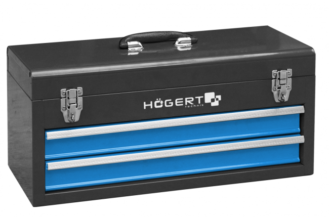 HOEGERT Ящик металевий ящик для інструментів з 2 шухлядами (HT7G074)