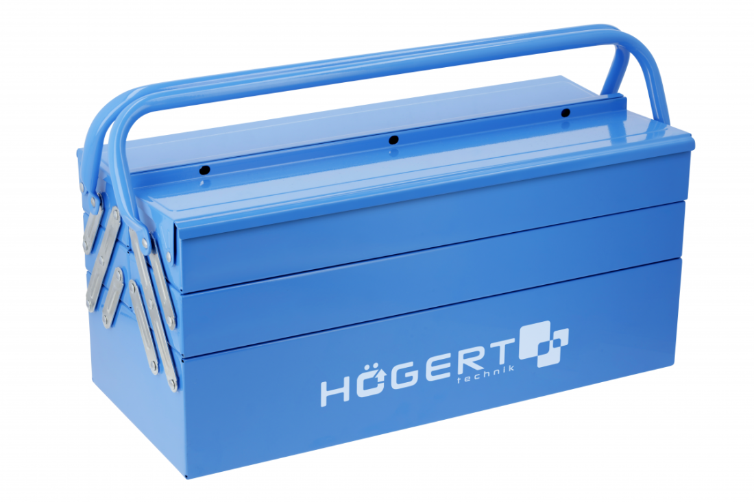 HOEGERT Ящик для інструментів металевий 5 відділень 18" 45 x 20,5 x 20 cм (HT7G077)