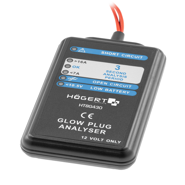 HOEGERT Тестер свічок розжарювання (HT8G430)