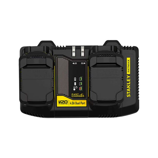 Зарядний пристрій на 2 акумулятора 18В STANLEY FATMAX SFMCB24