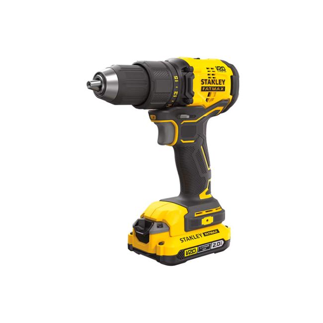 Дриль-шурупокрут безщітковий акумуляторний STANLEY FATMAX SFMCD710D2K