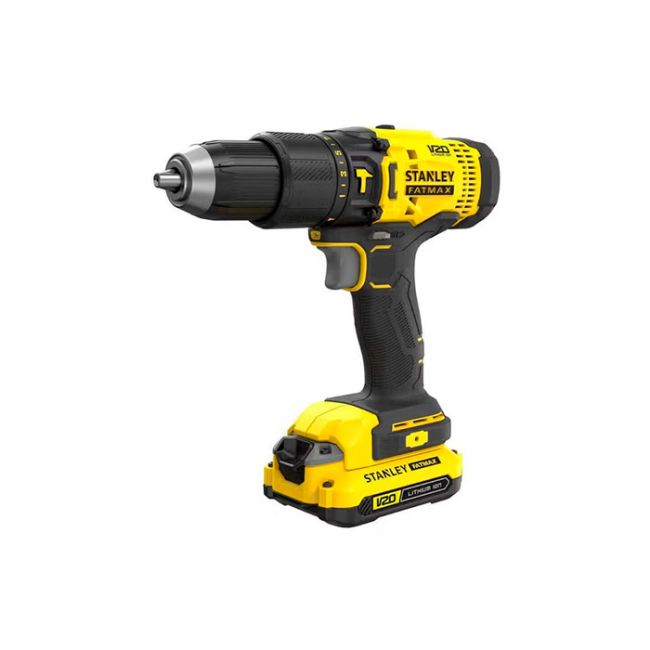 Дриль-шурупокрут ударний акумуляторний STANLEY FATMAX SFMCD711C2K