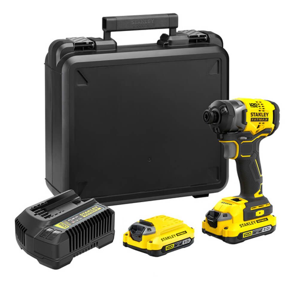 Шурупокрут ударний акумуляторний STANLEY FATMAX SFMCF820D2K