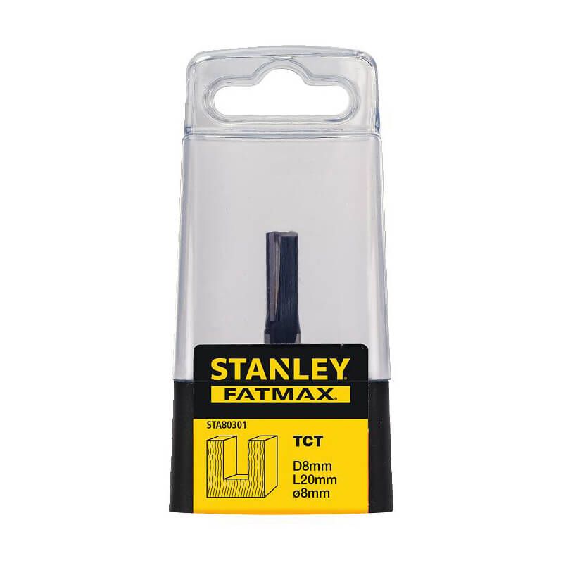 Фреза по дереву пазова пряма діаметром 8 мм STANLEY STA80301