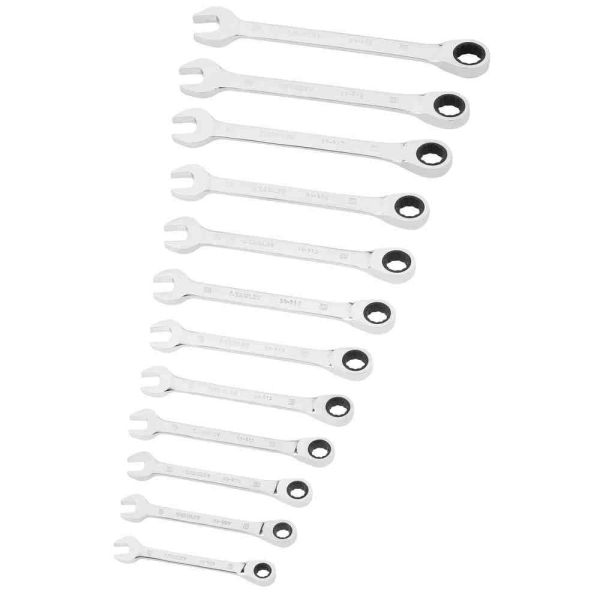 Набір із 12 комбінованих ключів з тріскачкою STANLEY STMT82847-0