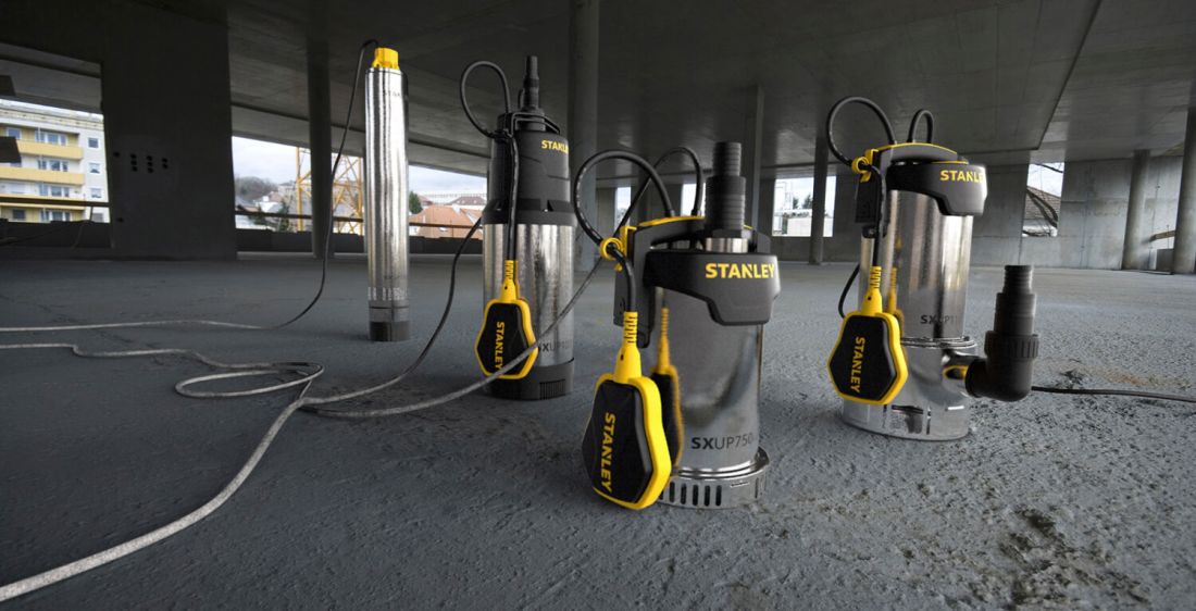 Насос свердловинний електричний STANLEY SXUP1000XWE