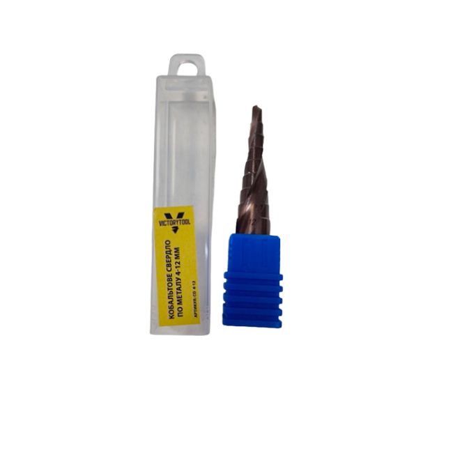 Свердло ступеневе VICTORYTOOL HSS-CO 4-12 мм (Co4-12)