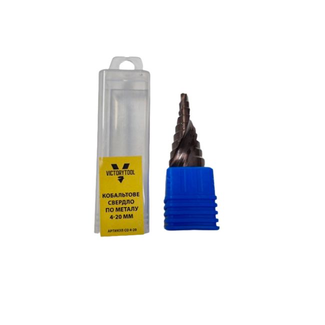 Свердло ступеневе VICTORYTOOL HSS-CO 4-20 мм (Co4-20)
