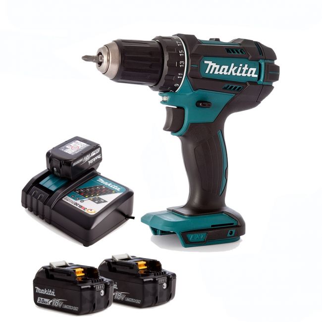 Аккумуляторная дрель-шуруповерт Makita DDF482RFE3 (DDF482RFE3)