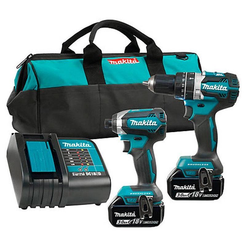 Набор аккумуляторного инструмента Makita LXT (DLX2220)