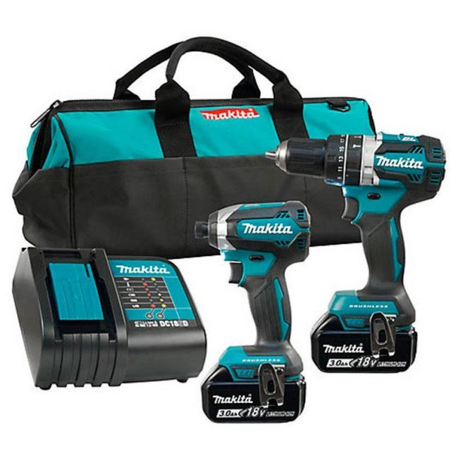 Набор аккумуляторного инструмента Makita LXT (DLX2220)