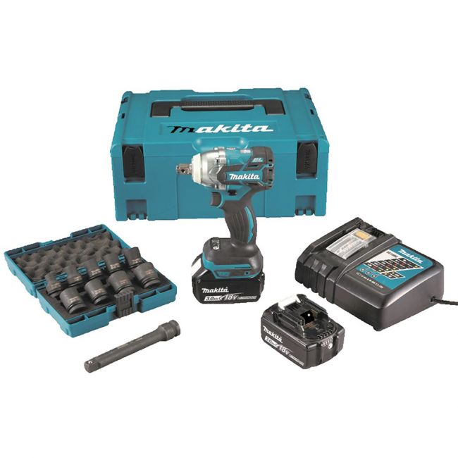 Аккумуляторный ударный гайковерт Makita DTW285RFJX (DTW285RFJX)