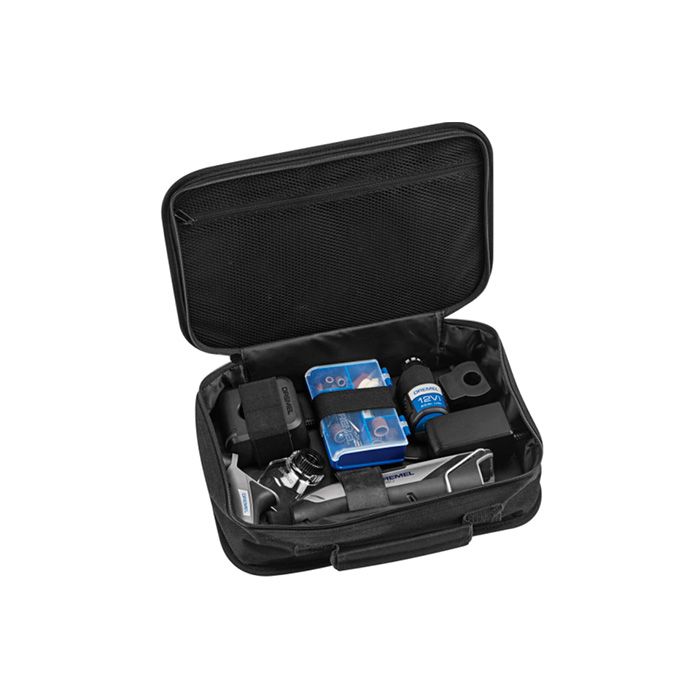 Акумуляторний мультиінструмент Dremel 8240-3/45 з акб 12V 2.0 Ah, з/п GAL 12V-20, насадками і аксесуарами, в сумці (F0138240JF)