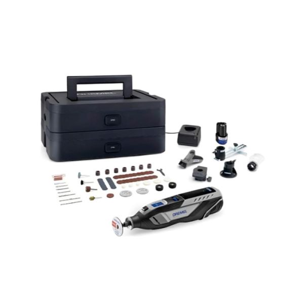 Акумуляторний мультиінструмент Dremel 8250-5/65  (Platinum+), 2 акб 12 V 2.0 Ah, з/в GAL12V-20, аксесуари, в коробці (F0138250JF)