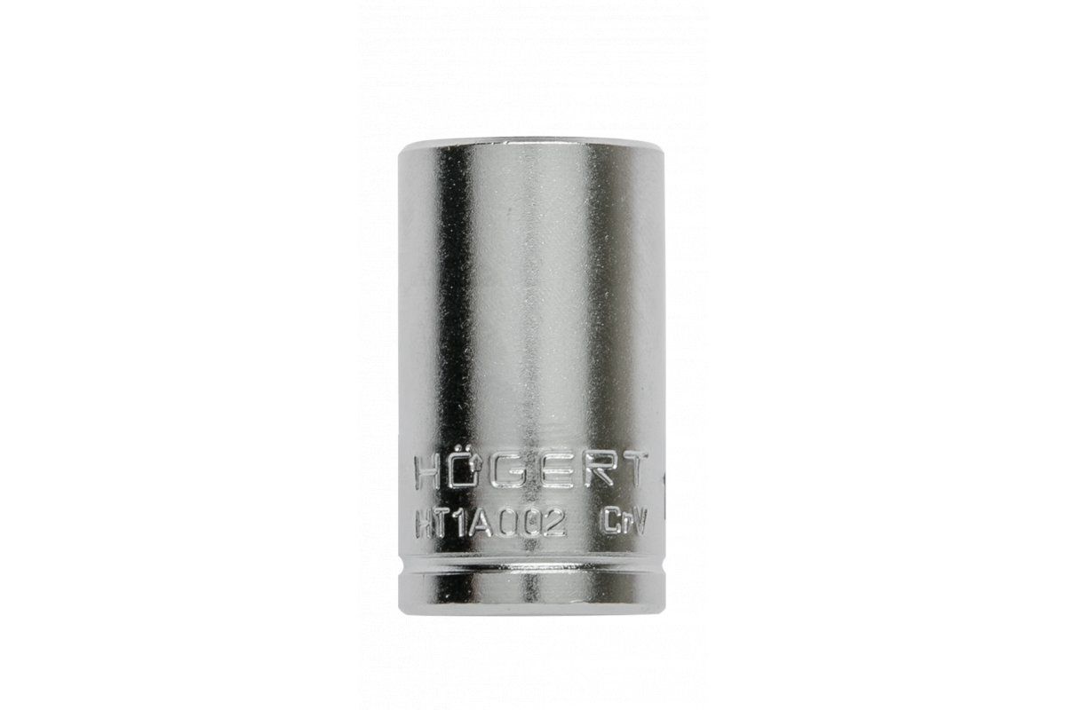HOEGERT Головка торцева шестигранна 1/4 ", 7 мм, CrV (HT1A007)
