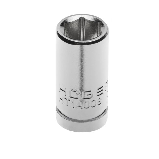 HOEGERT Головка торцева шестигранна 1/4 ",11 мм, CrV (HT1A011)