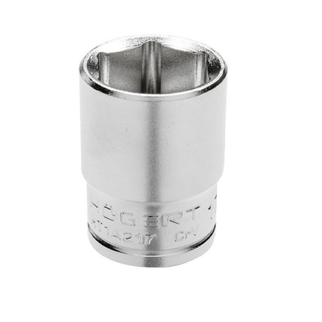 HOEGERT Головка торцева шестигранна 1/2 ", 10 мм, CrV (HT1A210)