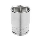 HOEGERT Головка торцева шестигранна 1/2 ", 36 мм, CrV (HT1A236)