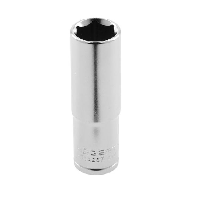 HOEGERT Головка торцева шестигранна 1/2 ", 27 мм, глибока, CrV (HT1A277)