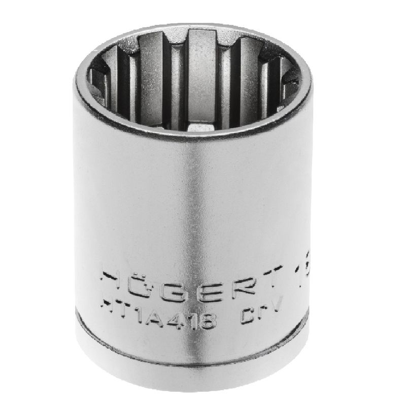 HOEGERT Головка торцева spline 1/2", 8 мм, CrV (HT1A408)