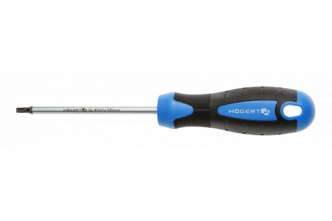 HOEGERT Викрутка Torx T15, 100 мм, сталь S2 (HT1S054)