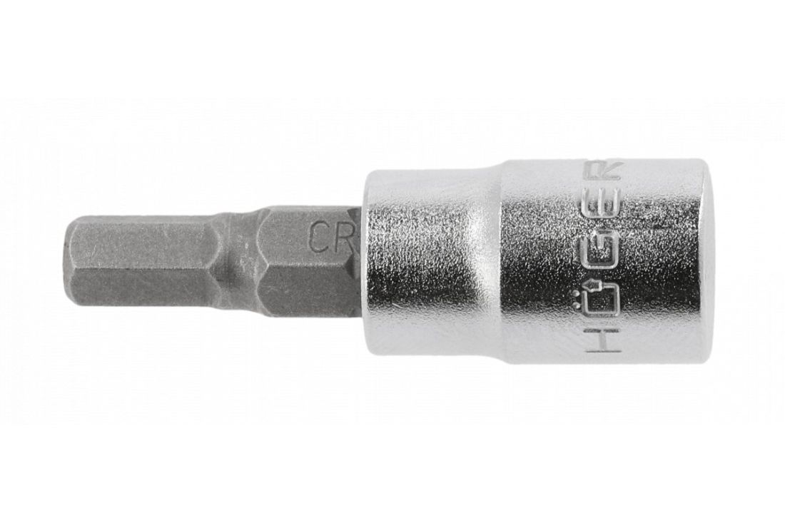 HOEGERT Головка-біта Hex 4 мм 1/4" (HT1S624)