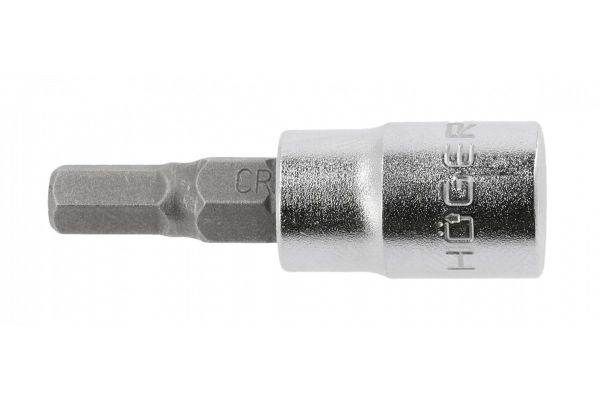 HOEGERT Головка-біта Hex 4 мм 1/4" (HT1S624)