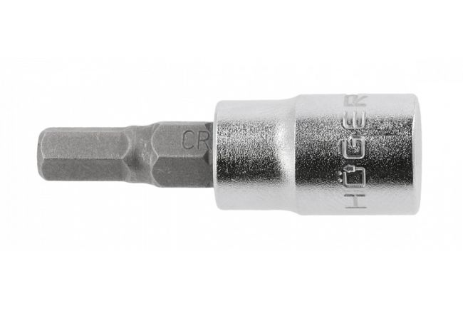 HOEGERT Головка-біта Hex 4 мм 1/4" (HT1S624)