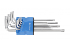 HOEGERT Набір ключів TORX S2, 9 шт довгих (HT1W830)
