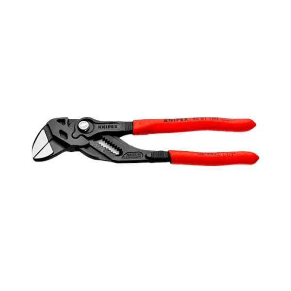 Кліщі переставні-гайковий ключ KNIPEX, 180 mm