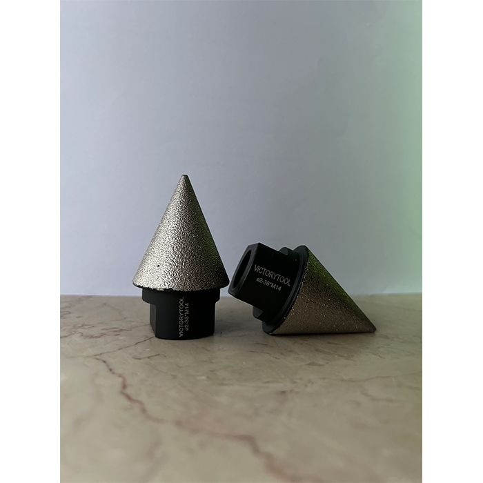 Фреза конусна VICTORYTOOL 2-38 мм алмазна М14 (23814K)