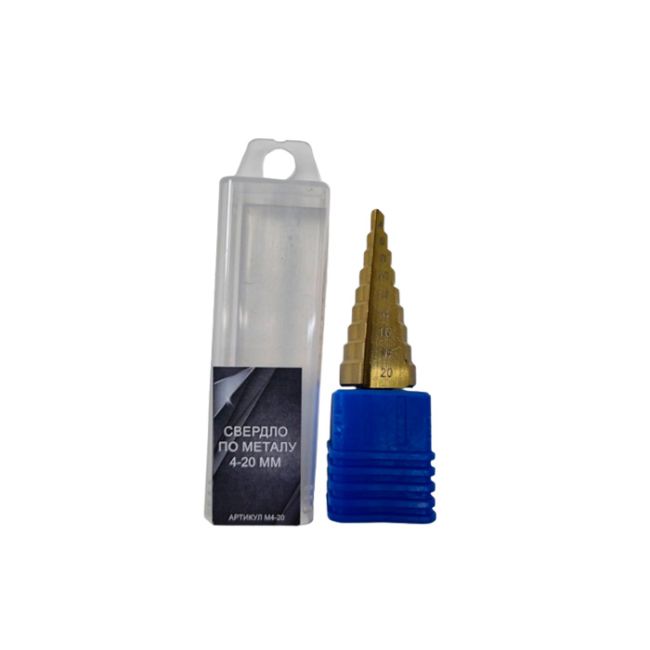 Свердло ступеневе VICTORYTOOL HSS 4-20 мм (М4-20)