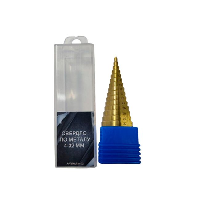 Свердло ступеневе VICTORYTOOL HSS 4-32 мм (М4-32)