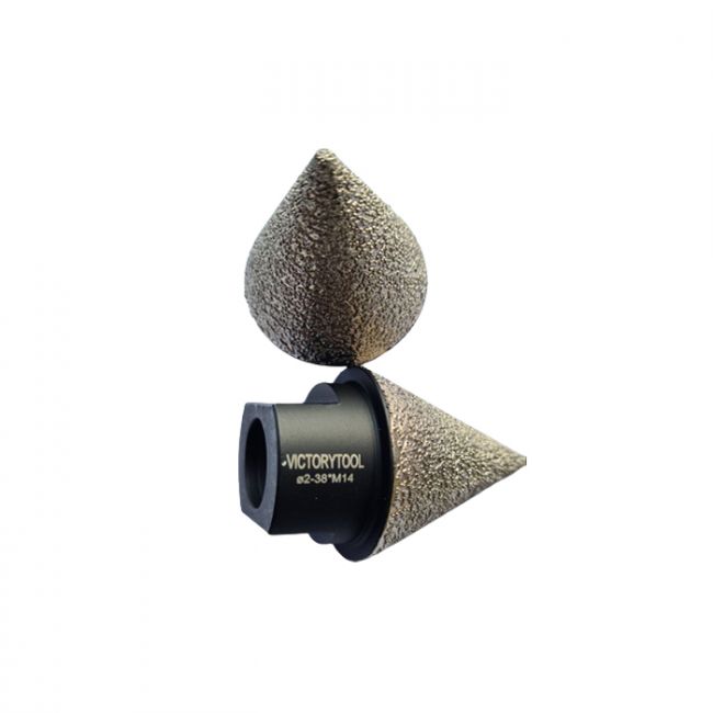 Фреза конусна VICTORYTOOL 2-38 мм алмазна М14 (23814K)