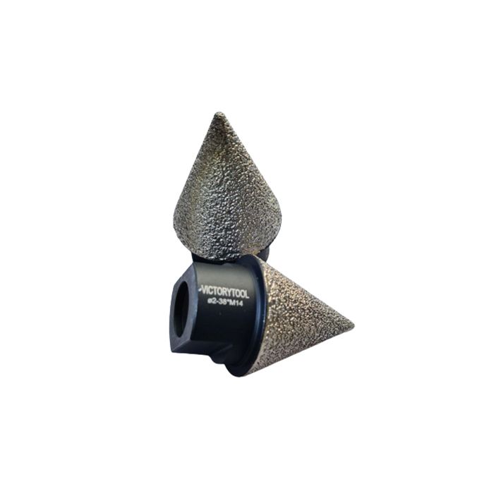 Фреза конусна VICTORYTOOL 2-38 мм алмазна М14 (23814K)