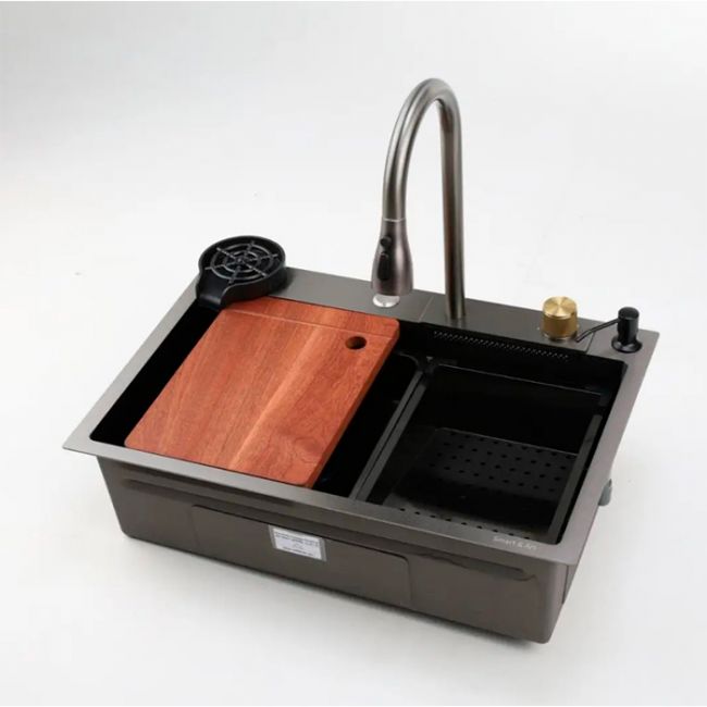Кухонна мийка Smart & Art R001 6845BL (R001-6845BL)